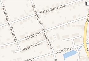 Nádražní v obci Zbůch - mapa ulice