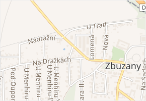 Krátká v obci Zbuzany - mapa ulice