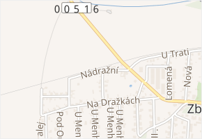 Nádražní v obci Zbuzany - mapa ulice