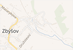 Dolní kolonie v obci Zbýšov - mapa ulice