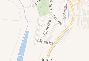 Zámecká v obci Ždánice - mapa ulice