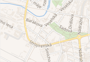 Smeykalova v obci Žďár nad Sázavou - mapa ulice