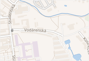 Vodárenská v obci Žďár nad Sázavou - mapa ulice