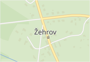 Žehrov v obci Žďár - mapa části obce