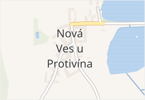 Nová Ves u Protivína v obci Žďár - mapa části obce