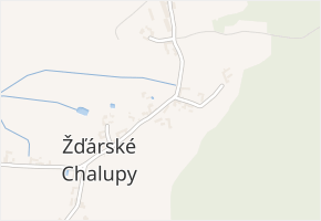 Žďárské Chalupy v obci Žďár - mapa části obce