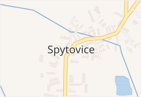 Spytovice v obci Zdechovice - mapa části obce