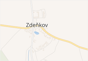 Zdeňkov v obci Zdeňkov - mapa části obce