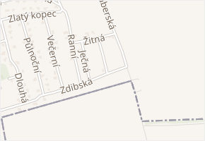 Pšeničná v obci Zdiby - mapa ulice