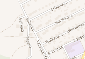 Havlíčkova v obci Zdice - mapa ulice