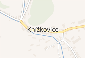 Knížkovice v obci Zdice - mapa části obce