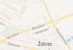 Brodská v obci Ždírec nad Doubravou - mapa ulice