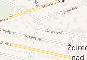 Družstevní v obci Ždírec nad Doubravou - mapa ulice