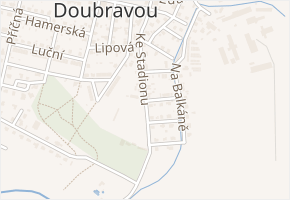 Ke Stadionu v obci Ždírec nad Doubravou - mapa ulice