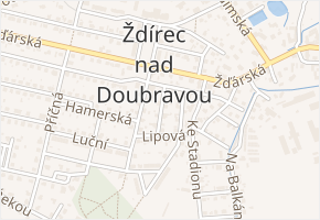 Květinová v obci Ždírec nad Doubravou - mapa ulice