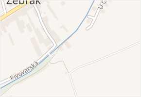 Na Kozlu v obci Žebrák - mapa ulice