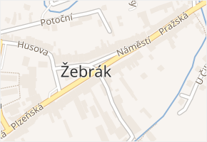 Okružní v obci Žebrák - mapa ulice