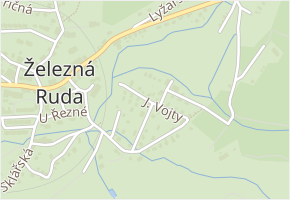 J.VOJTY v obci Železná Ruda - mapa ulice
