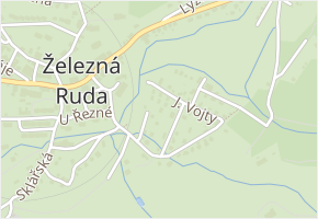 K Samotám v obci Železná Ruda - mapa ulice