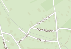 Pancířská v obci Železná Ruda - mapa ulice