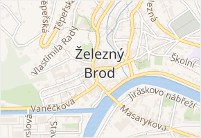 Propastný v obci Železný Brod - mapa ulice