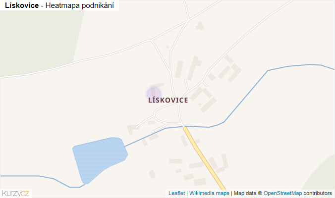 Mapa Lískovice - Firmy v části obce.