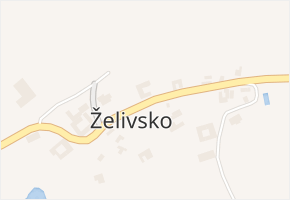 Želivsko v obci Želivsko - mapa části obce