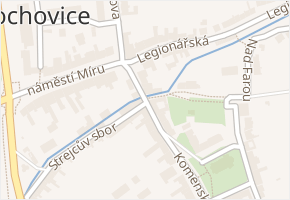 Legionářská v obci Židlochovice - mapa ulice