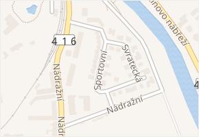 Sportovní v obci Židlochovice - mapa ulice