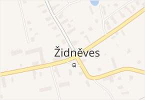 Židněves v obci Židněves - mapa části obce