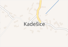 Kadešice v obci Žihobce - mapa části obce