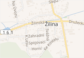 Dolní v obci Žilina - mapa ulice