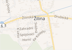 Svážná v obci Žilina - mapa ulice