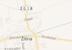 V Koutě v obci Žilina - mapa ulice
