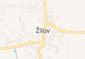 Žilov v obci Žilov - mapa části obce