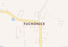 Tuchonice v obci Žimutice - mapa části obce