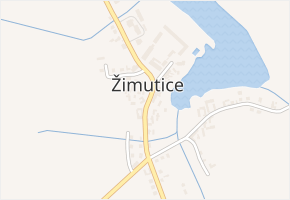 Žimutice v obci Žimutice - mapa části obce