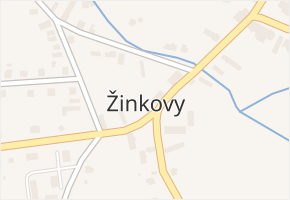 Žinkovy v obci Žinkovy - mapa části obce