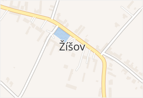 Žíšov v obci Žíšov - mapa části obce