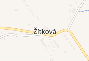 Žítková v obci Žítková - mapa části obce