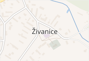Živanice v obci Živanice - mapa části obce