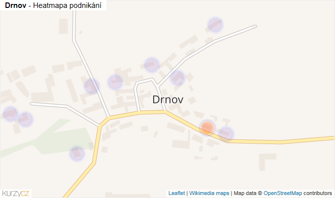 Mapa Drnov - Firmy v části obce.
