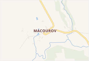Macourov v obci Žižkovo Pole - mapa části obce