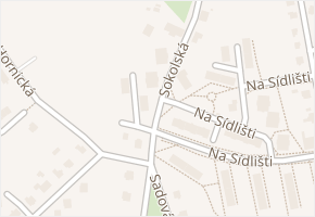 Sokolská v obci Zlaté Hory - mapa ulice
