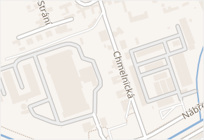 Chmelnická v obci Zlín - mapa ulice