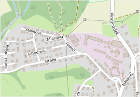 Jalovčí v obci Zlín - mapa ulice