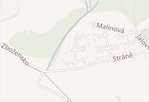 Konvalinková v obci Zlín - mapa ulice