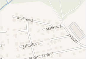Malinová v obci Zlín - mapa ulice