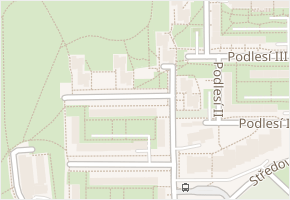 Na Honech III v obci Zlín - mapa ulice
