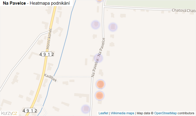 Mapa Na Pavelce - Firmy v ulici.